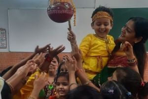 Janmashtami  Celebration in Kindergarten section of CCIS Green Campus